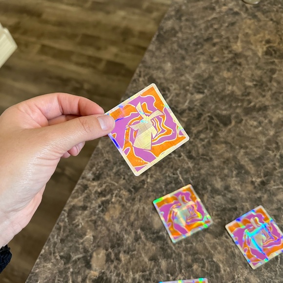 HOLOGRAPHIC DUTCH BROS STICKER - Picture 4 of 4